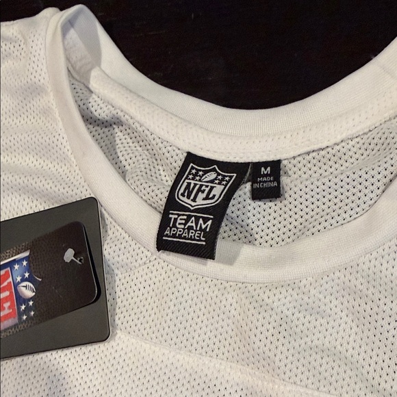 NFL Green Bay Packers White nwt Green Mesh Tee women’s shirt medium football fan - Picture 5 of 6